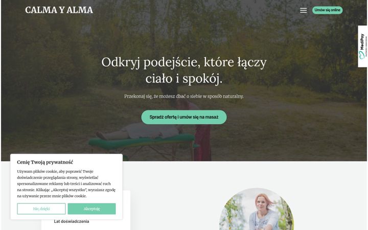 Képernyőkép: calmayalma.pl