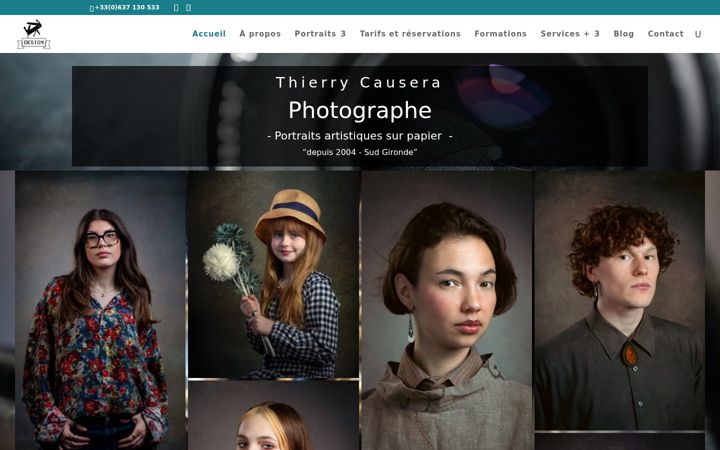 Screenshot of calme-blanc.com