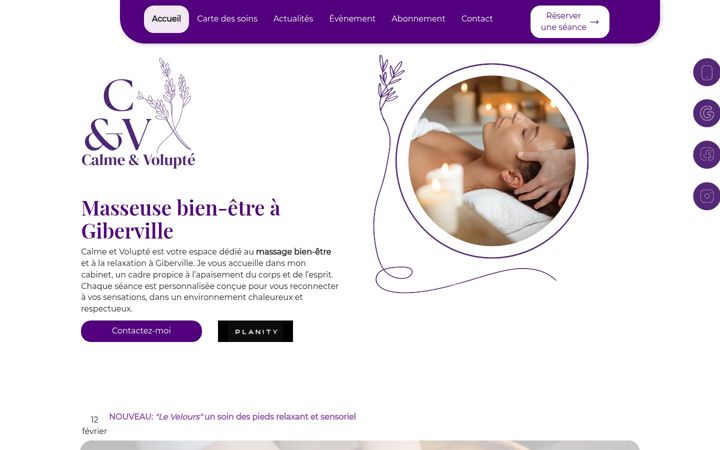 Screenshot di calmeetvolupte.fr