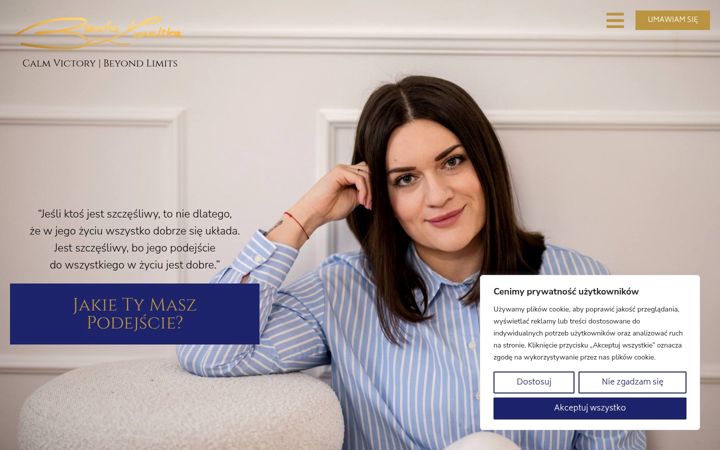 Screenshot of calmvictory.com