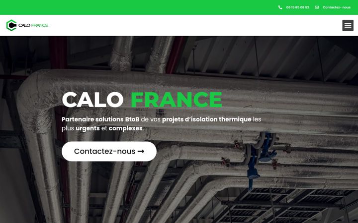 Screenshot of calo-france.fr