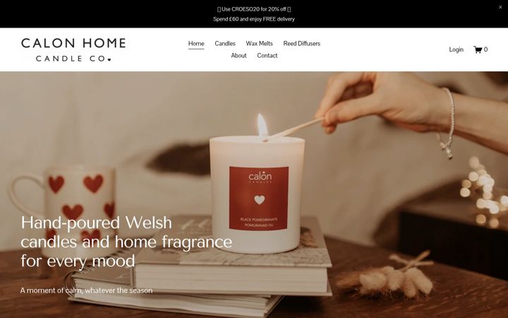 Screenshot of calonhome.com