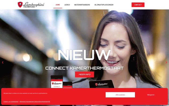Screenshot of caloreclima.nl