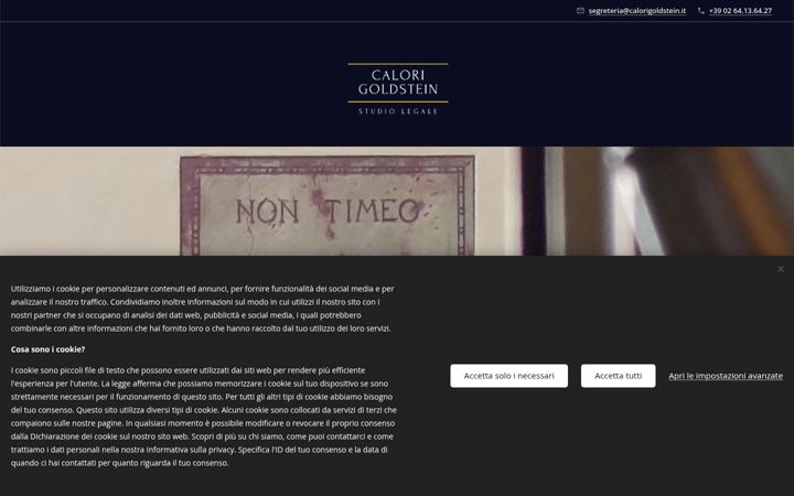 Screenshot of calorigoldstein.it