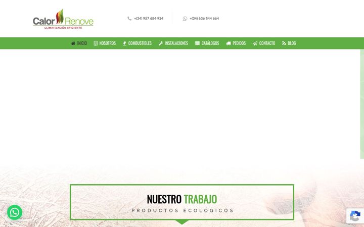 Screenshot of calorrenove.es