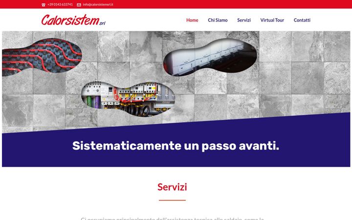 Captura de pantalla de calorsistemsrl.it