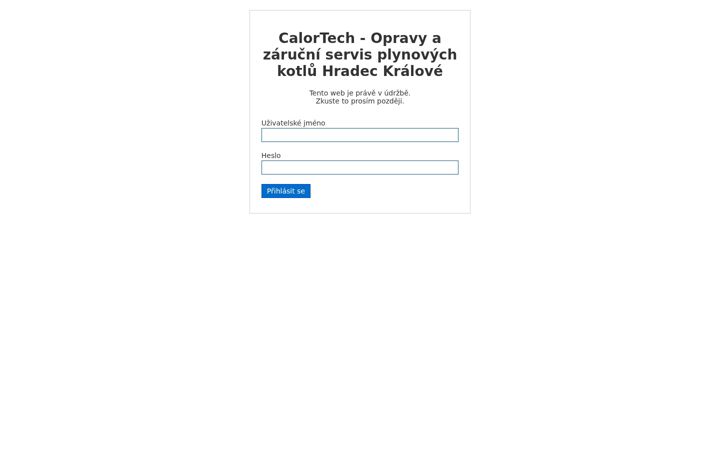 Screenshot of calortech.cz