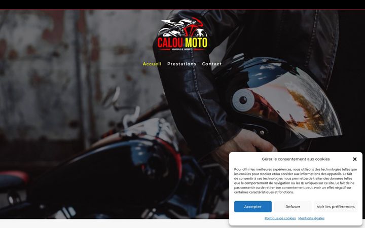 Screenshot of calou-moto24.fr