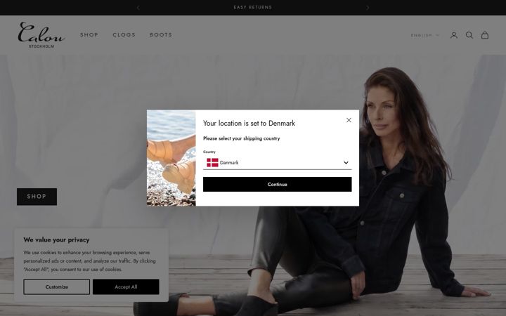 Screenshot of calou.se