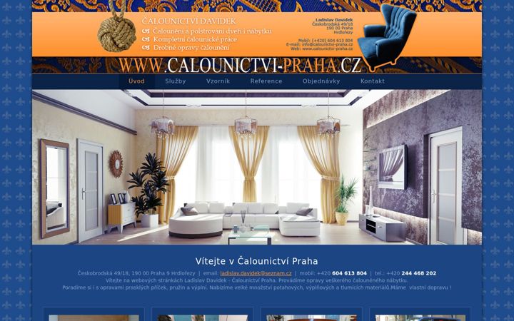 Screenshot of calounictvi-praha.cz