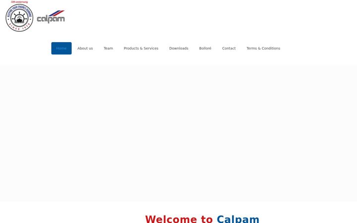 Screenshot of calpam-hamburg.de
