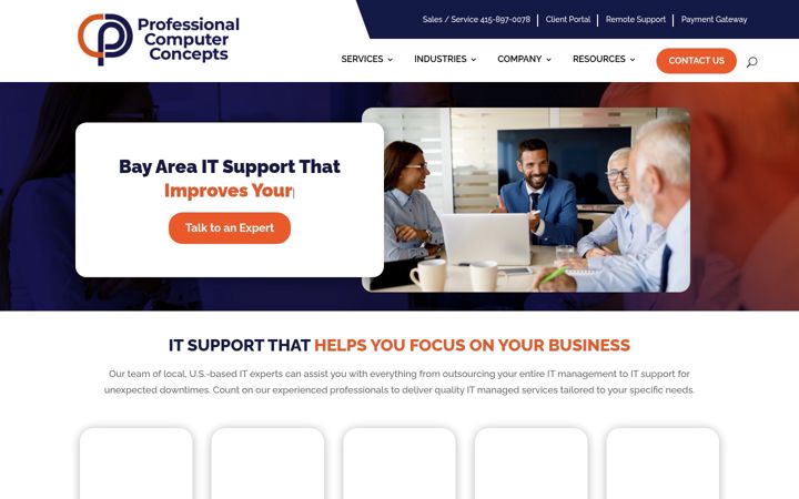 Screenshot of calpcc.com