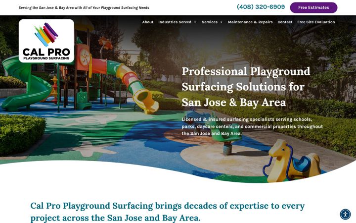 Screenshot of calproplaygrounds.com