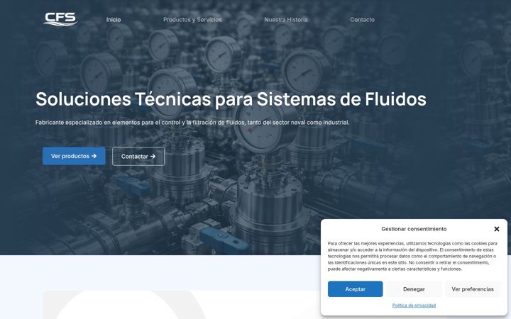 Screenshot of calsafluid.com