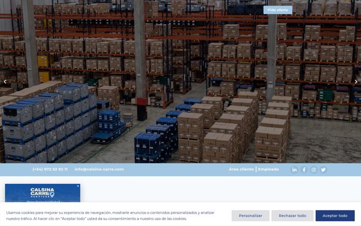 Screenshot of calsina-carre.com