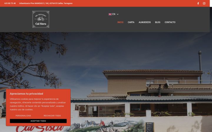 Screenshot of calsiscubar.com