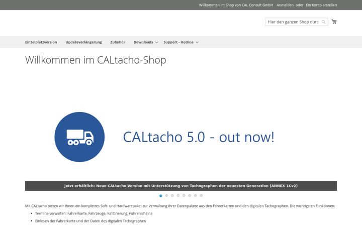 Screenshot of caltacho.net
