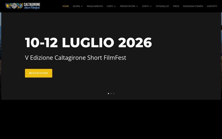 Screenshot di caltagironeshortfilmfest.it