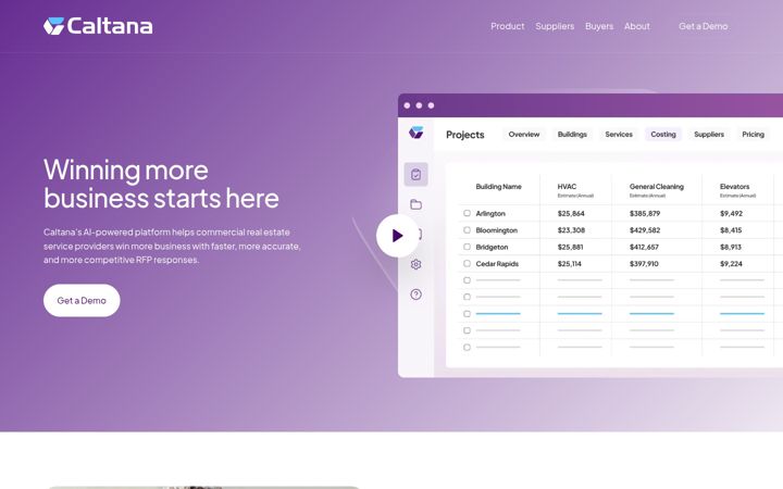 Screenshot of caltana.com