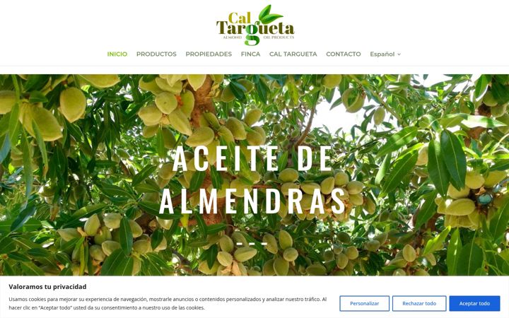 Screenshot of caltargueta.com