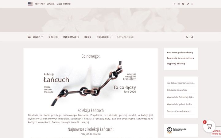 Screenshot of calthajewelry.com