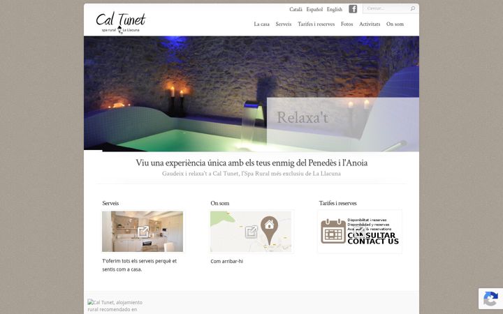 Screenshot of caltunet.com