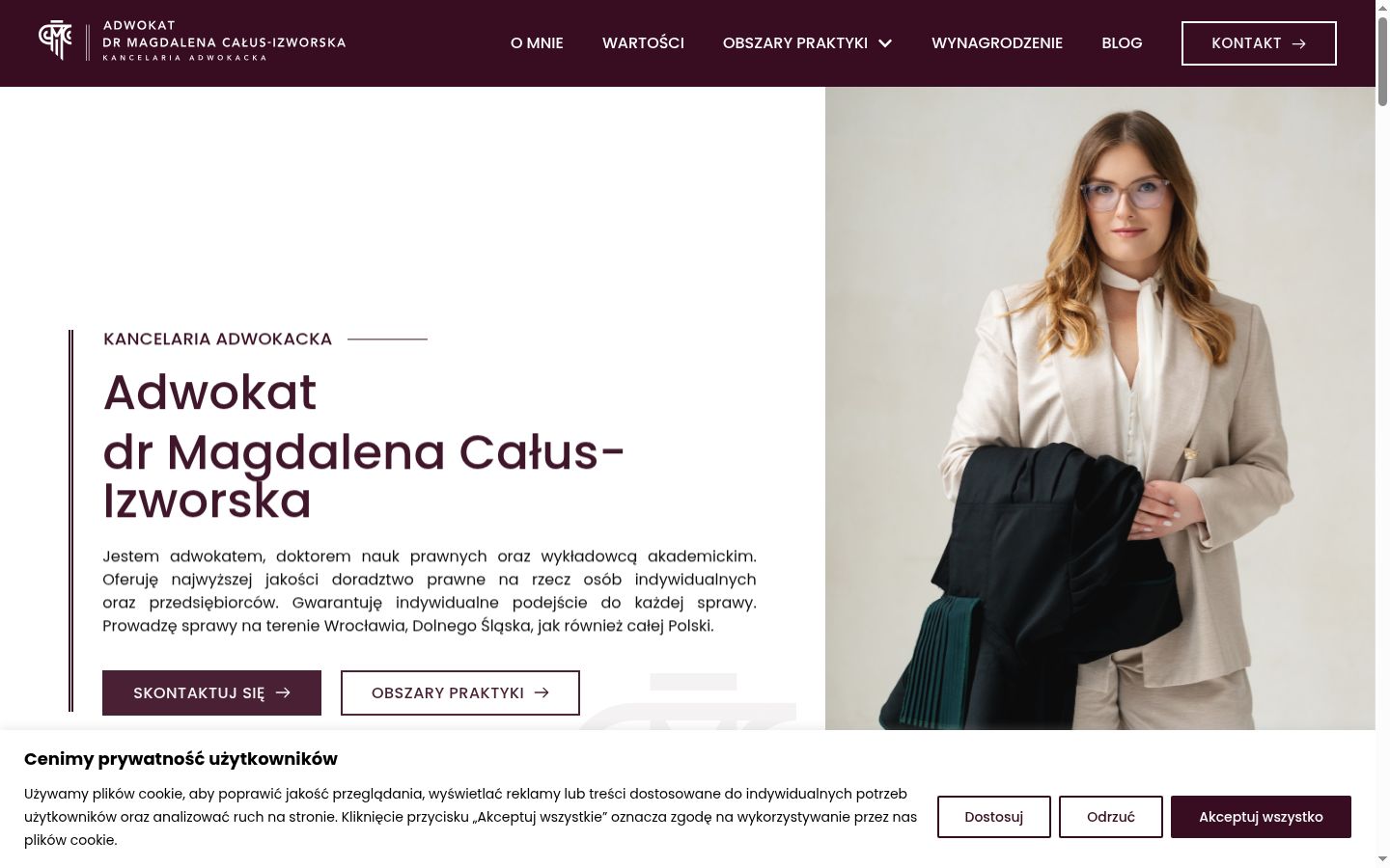 Képernyőkép a bármilyen interakció előtt megjelenő hozzájárulási bannerről