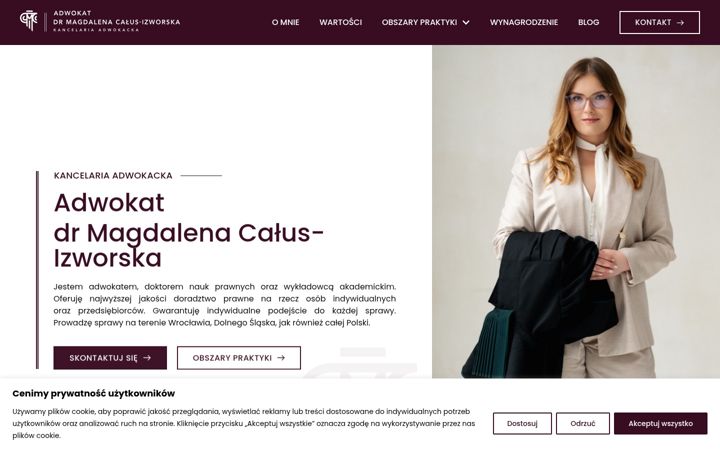 Képernyőkép: calus-izworska.pl