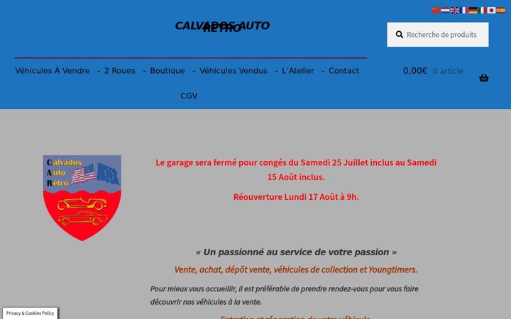Screenshot of calvados-autoretro.fr