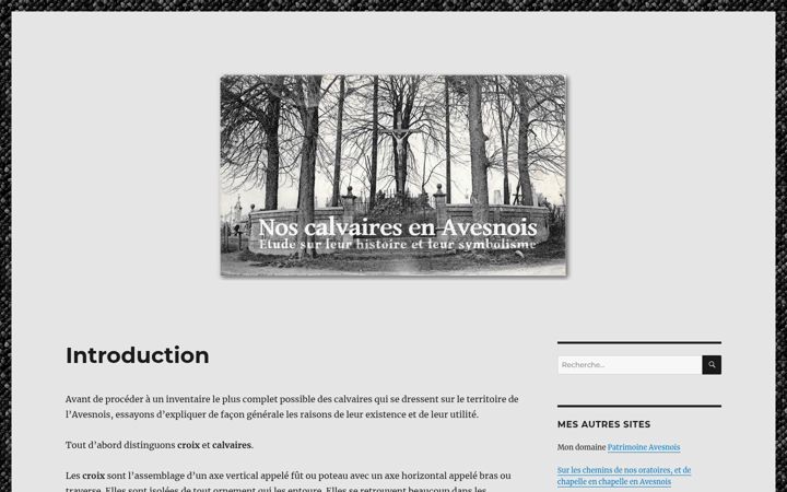 Екранна снимка на calvaires-avesnois.fr
