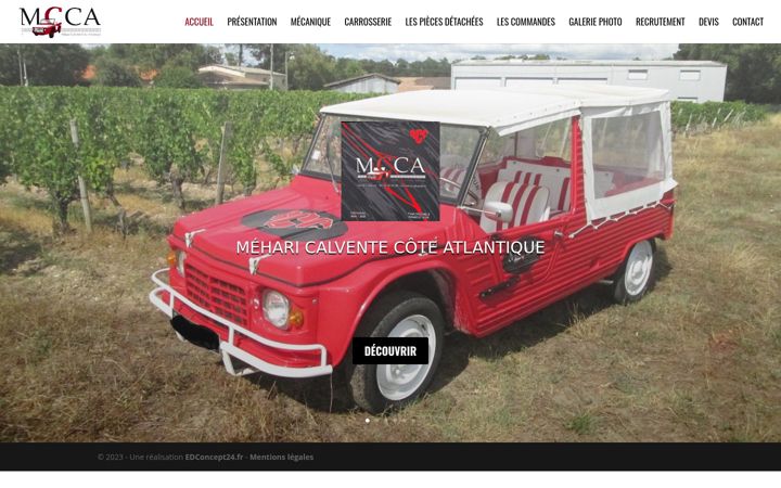 Screenshot of calvente.fr