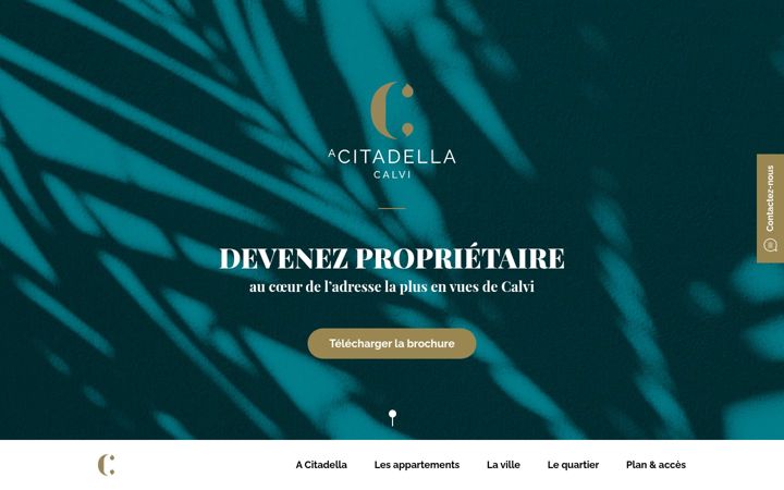Screenshot of calvi-a-citadella.com