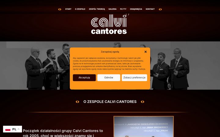 Screenshot of calvicantores.pl