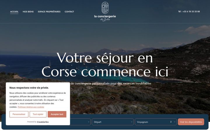 Screenshot of calviconciergeservices.com