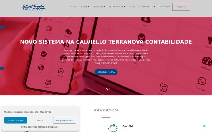 Screenshot van calvielloterranova.com.br