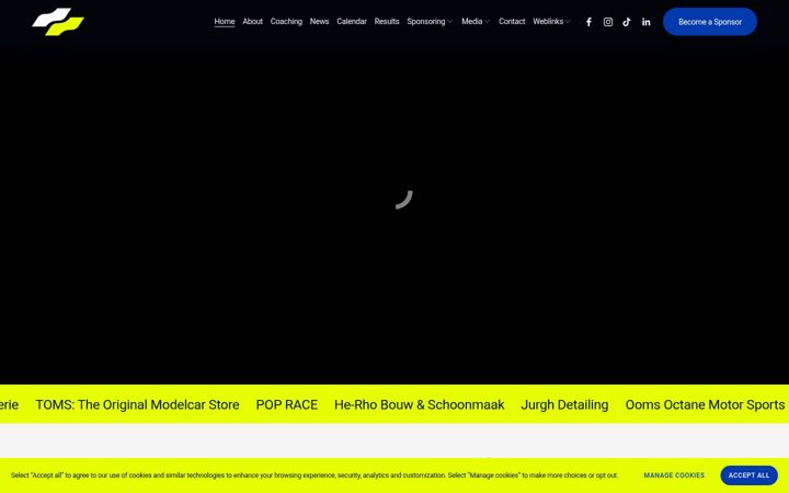 Screenshot of calvindegroot.nl