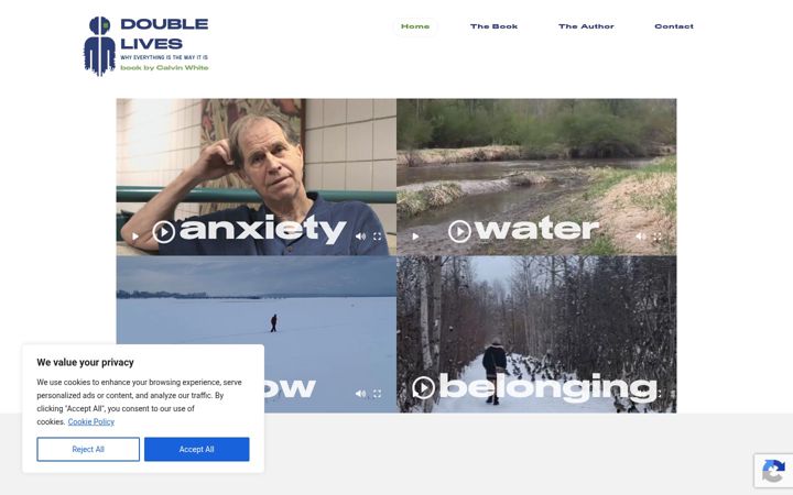 Screenshot of calvinwhite.com