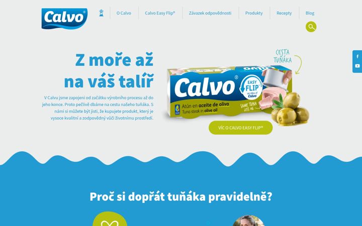 Screenshot of calvo.cz