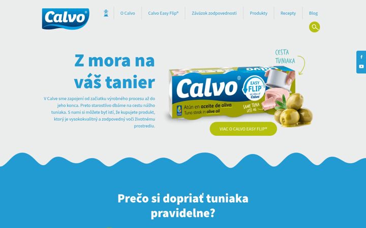 Screenshot of calvo.sk