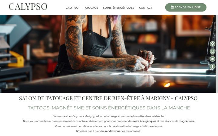 Screenshot of calypso-50.fr