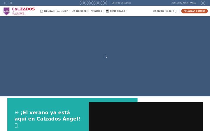 Screenshot of calzados-angel.com