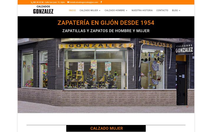Screenshot of calzadosgonzalezgijon.com