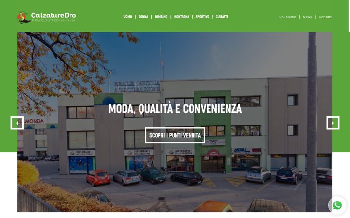Screenshot of calzaturedro.it