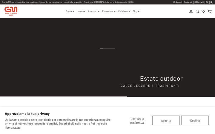 Screenshot of calzegm.com