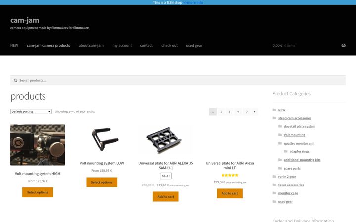 Screenshot of cam-jam.de