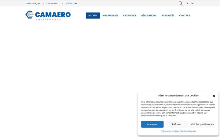 Zrzut ekranu camaero.fr