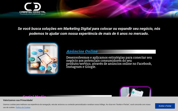 Screenshot of camafeudigital.com