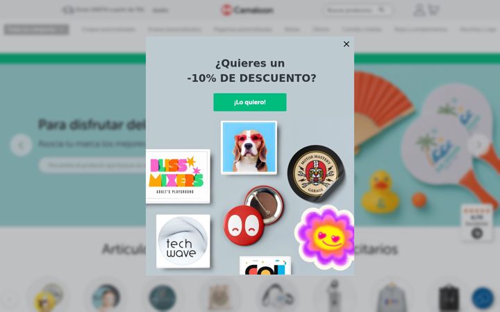 Captura de ecrã de camaloon.es