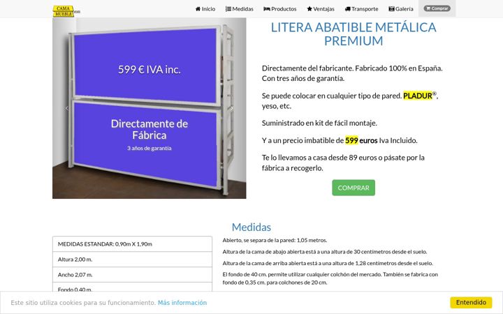 Screenshot of camamueble.com