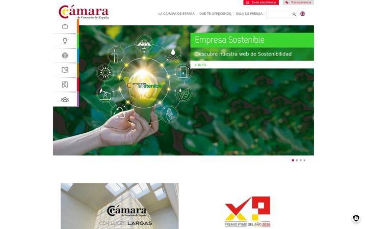 Screenshot of camara.es